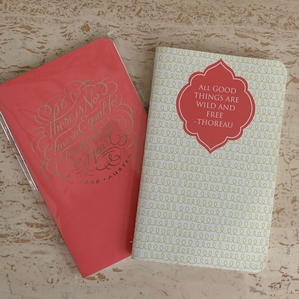 Set of 2 May Designs classic  notebooks
